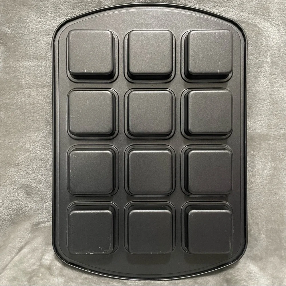 Pampered Chef Brownie Bite & Waffle Stick Pans Set Nonstick Bakeware Lot